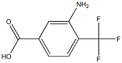 3-amino-4-trifluoromethylbenzoic acid
 Struktur