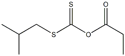 Isobutyl xanthate ethyl formate Struktur