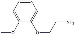 O-methoxyphenoxyethylamine Struktur