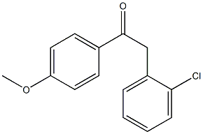 2-Chlorobenzyl 4-methoxylphenyl ketone Struktur