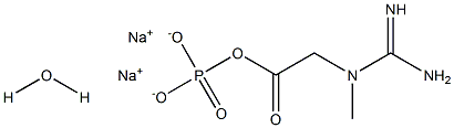 CREATINEPHOSPHATEDISODIUMHYDRATE Struktur