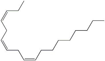 CIS,CIS,CIS-3,6,9-OCTADECATRIENE Struktur