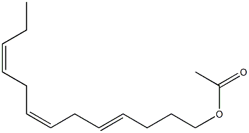 TRANS-CIS,CIS-4,7,10-TRIDECATRIENYL ACETATE Struktur