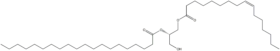 1-(9Z-hexadecenoyl)-2-eicosanoyl-sn-glycerol Struktur