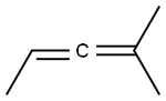 2-Methyl-2,3-pentadiene. Struktur