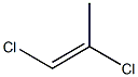 trans-1,2-Dichloropropene. Struktur