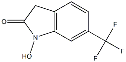 1,3-Dihydro-1-hydroxy-6-(trifluoromethyl)-2H-indol-2-one Struktur