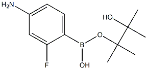 4-Amino-2-fluorobenzeneboronic acid, pinacol ester Struktur