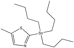 5-Methyl-2-(tributylstannyl)-1,3-thiazole Struktur