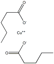 copper(II) valerate Struktur