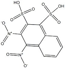 dinitronaphthalene-disulfonic acid Struktur