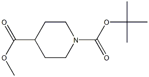 Methyl 1-Boc-Piperidine-4-Carboxylate Struktur