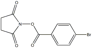 N-succinimidyl 4-bromobenzoate Struktur