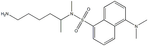 dimethyldansylcadaverine Struktur