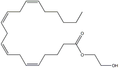 arachidonoylethylene glycol Struktur