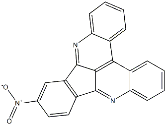 11-nitro-9,14-diazadibenz(a,e)acephenanthrylene Struktur