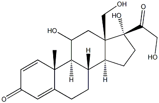 18-hydroxyprednisolone Struktur