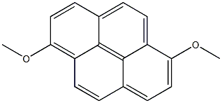 1,6-dimethoxypyrene Struktur