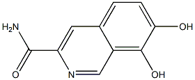 7,8-dihydroxyisoquinoline-3-carboxamide Struktur