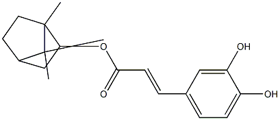 bornyl caffeate Struktur