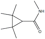 N-methyl 2,2,3,3-tetramethylcyclopropane carboxamide Struktur