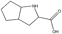 2-azabicyclo(3,3,0)octan-3-carboxylic acid Struktur