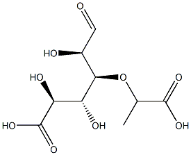 3-O-(1-carboxyethyl)glucuronic acid Struktur