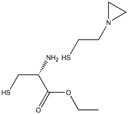 ethylene cysteamine cysteine ethyl ester Struktur