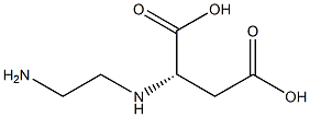 N-(2-aminoethyl)aspartic acid Struktur