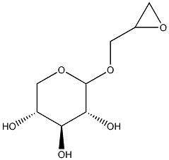 2,3-epoxypropylxyloside Struktur