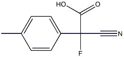 cyanofluoro-p-tolylacetic acid Struktur