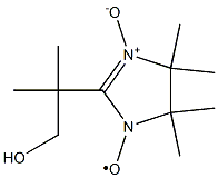 2-(1',1'-dimethyl-2'-hydroxyethyl)-4,4,5,5-tetramethylimidazoline-3-oxide-1-oxyl Struktur