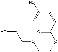 diethylene glycol maleate Struktur