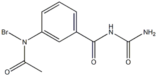 3-bromoacetylamino benzoylurea Struktur