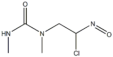 N-NITROSOCHLOROETHYLDIMETHYLUREA Struktur