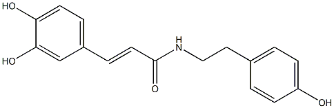 N-CAFFEOYLTYRAMINE Struktur