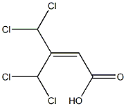 3-DICHLOROMETHYL-4,4-DICHLOROBUTENOICACID Struktur