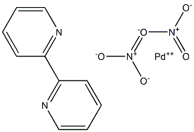 2,2'-BIPYRIDYLPALLADIUMDINITRATE Struktur