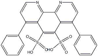 4,7-DIPHENYL-1,10-PHENANTHROLINEDISULPHONICACID Struktur