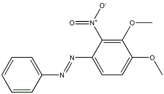 DIMETHOXYNITROAZOBENZENE Struktur