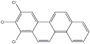 TRICHLOROCHRYSENE Struktur