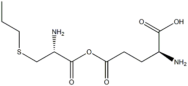 GAMMA-GLUTAMYL-S-PROPYLCYSTEINE Struktur