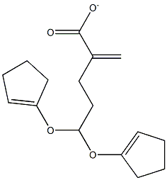 DICYCLOPENTENEOXYETHYLMETHACRYLATE Struktur