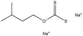 SODIUMISOPENTYLXANTHATE Struktur