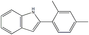 2-(2',4'-DIMETHYLPHENYL)-INDOLE Struktur