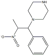 N-(1-PHENYL-2-NITROPROPYL)-PIPERAZINE Struktur