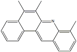 TRIMETHYLBENZACRIDINE Struktur