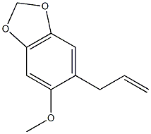 1-ALLYL-2-METHOXY-4,5-METHYLENEDIOXYBENZENE Struktur