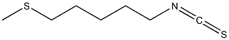 5-METHYLTHIOPENTYLISOTHIOCYANATE Struktur