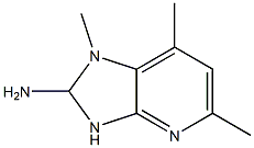 2-AMINO-3H-1,5,7-TRIMETHYLIMIDAZO(4,5-B)PYRIDINE Struktur